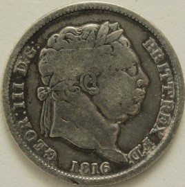 SHILLINGS 1816  GEORGE III  GF