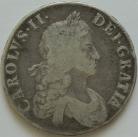 CROWNS 1668  CHARLES II 2ND BUST GF