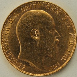 SOVEREIGNS 1910  EDWARD VII LONDON GEF