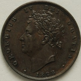 FARTHINGS 1828  GEORGE IV  NEF