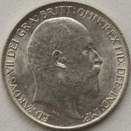 SIXPENCES 1910  EDWARD VII  BU