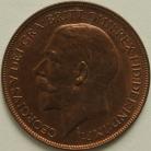 PENNIES 1926  GEORGE V ORD EFFIGY - SMALL METAL FLAW ON NECK UNC LUS
