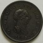 HALFPENCE 1806  GEORGE III 3 BERRIES NEF