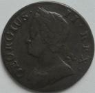 HALFPENCE 1742  GEORGE II GF