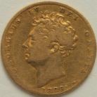 HALF SOVEREIGNS 1826  GEORGE IV GEORGE IV GF