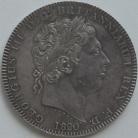 CROWNS 1820  GEORGE III LX TINY SCRATCH ON CHEEK GEF