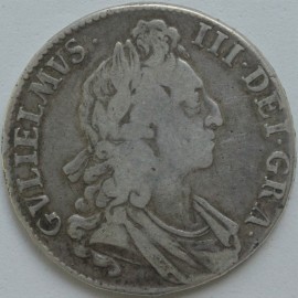 CROWNS 1695  WILLIAM III 1ST BUST OCTAVO GF