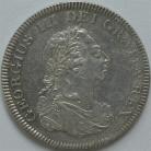 CROWNS 1804  GEORGE III BANK OF ENGLAND DOLLAR WITH TRACES OF HOST COIN VISIBLE EF