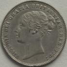 SIXPENCES 1876  VICTORIA DIE NUMBER 11 MISTY GREY TONE RARE GEF