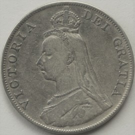 DOUBLE FLORINS 1890  VICTORIA  GF