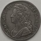 HALF CROWNS 1731  GEORGE II ROSES AND PLUMES GEF