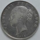 HALF CROWNS 1845  VICTORIA NVF