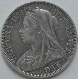 HALF CROWNS 1901  VICTORIA  GVF