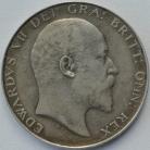 HALF CROWNS 1905  EDWARD VII EXTREMELY RARE NVF