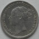 SIXPENCES 1883  VICTORIA VF