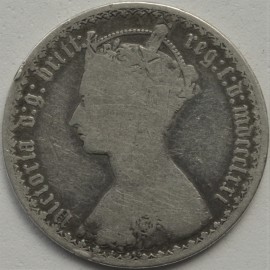 FLORINS 1871  VICTORIA DIE NUMBER 65 F/NF