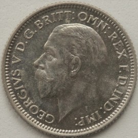 SIXPENCES 1928  GEORGE V  UNC LUS