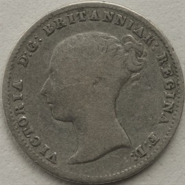 GROATS 1843  VICTORIA  GF