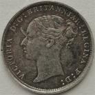 THREEPENCES SILVER 1883  VICTORIA NEF