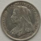 THREEPENCES SILVER 1898  VICTORIA NEF