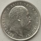 THREEPENCES SILVER 1903  EDWARD VII  UNC LUS