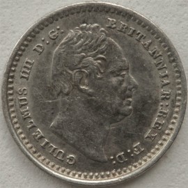 SILVER THREEHALFPENCE 1836  WILLIAM IV  GEF