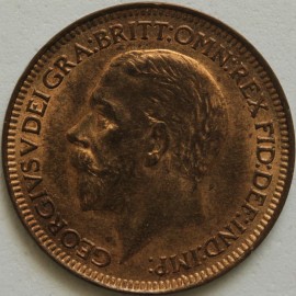 FARTHINGS 1929  GEORGE V  BU