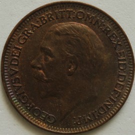 FARTHINGS 1929  GEORGE V  SUPERB  UNC T