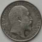 SIXPENCES 1906  EDWARD VII NEF