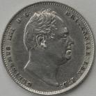 SIXPENCES 1837  WILLIAM IV VERY SCARCE - CLEANED NEF