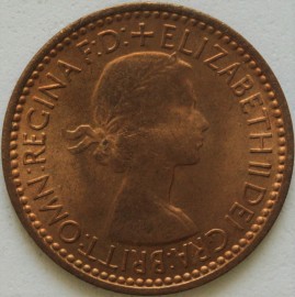 FARTHINGS 1953  ELIZABETH II F663 (2+B) BU