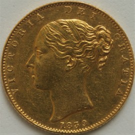 SOVEREIGNS 1839  VICTORIA VERY RARE GEF