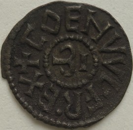 KINGS OF MERCIA 796 -821 COENWULF PENNY TRIBACH TYPE CANTERBURY AETHELMOD  NEF