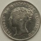 THREEPENCES SILVER 1861  VICTORIA TYPE A2 NUNC LUS