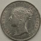 THREEPENCES SILVER 1862  VICTORIA VERY SCARCE GEF