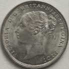 THREEPENCES SILVER 1883  VICTORIA BU