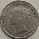 THREEPENCES SILVER 1866  VICTORIA NEF