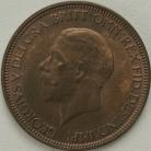 HALFPENCE 1935  GEORGE V GEF