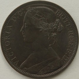 PENNIES 1865  VICTORIA 5 OVER 3 F51 VERY RARE NUNC T