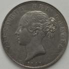 HALF CROWNS 1841  VICTORIA EXTREMELY RARE NEF