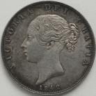 HALF CROWNS 1842  VICTORIA SCARCE GEF