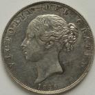 HALF CROWNS 1845  VICTORIA EF/GEF