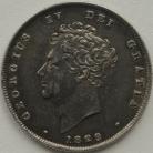 SHILLINGS 1829  GEORGE IV SCARCE GEF