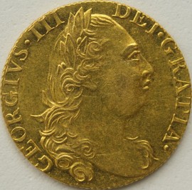 GUINEAS 1775  GEORGE III GEORGE III 4TH HEAD EF