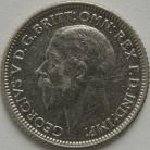 SIXPENCES 1929  GEORGE V  UNC LUS