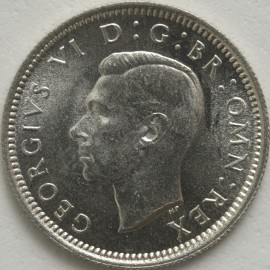 SIXPENCES 1937  GEORGE VI  BU