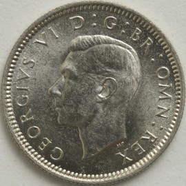 SIXPENCES 1939  GEORGE VI  BU