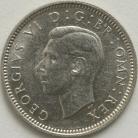 SIXPENCES 1940  GEORGE VI SCARCE BU