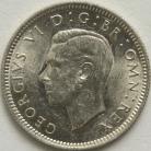 SIXPENCES 1946  GEORGE VI BU