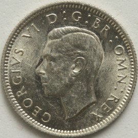 SIXPENCES 1946  GEORGE VI  BU